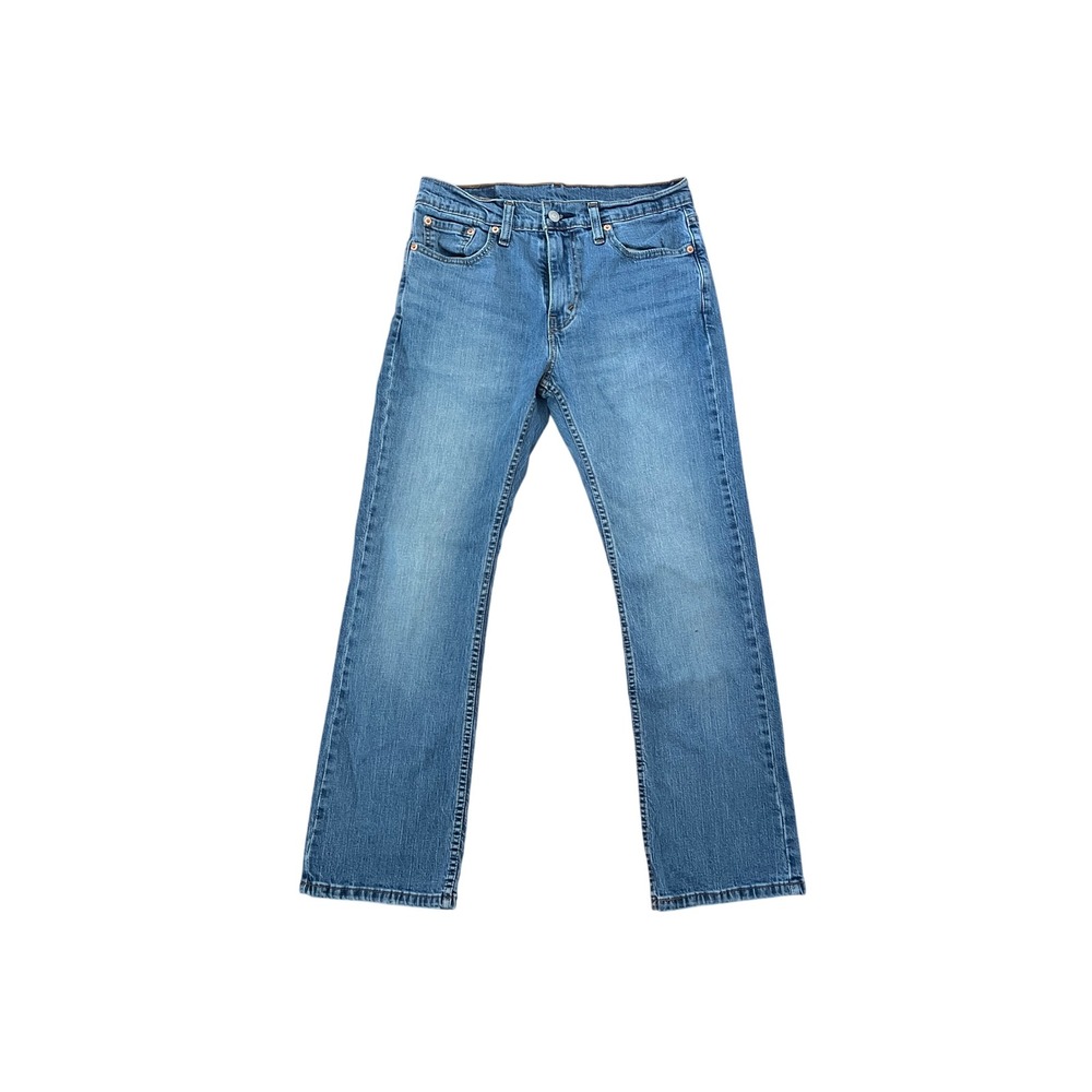 Levis 527 Slim Bootcut Jeans Men 30x30 (30x28) Blue Denim Med Wash Low Rise Pant